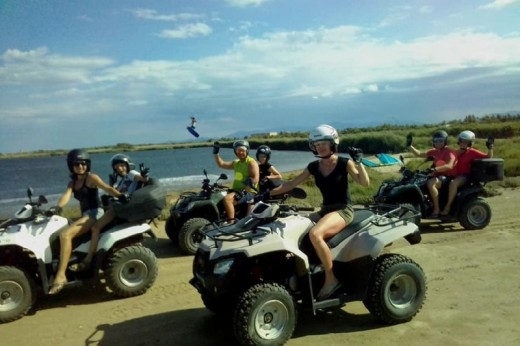 Rando quad Road and sea adventures