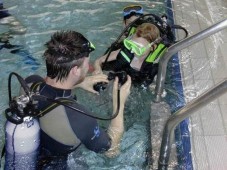 Plongée sous marine en piscine : Tournai (Belgique) - Lille (France)